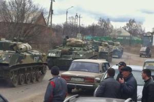 Россияне сообщают в соцсетях о прибытии бронетехники на границу с Харьковской областью