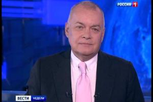 Белорусы требуют возбудить дело против Киселева и запретить телеканал "Россия"