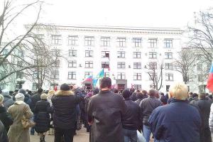 Освобождено от захватчиков здание ОГА в Луганске