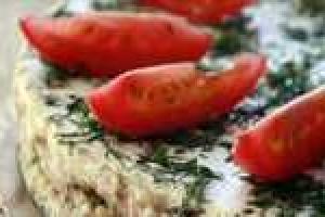 Сырный торт с ветчиной и грибами