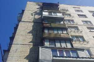 В Киеве горело многоэтажное здание