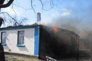 Во время пожара в жилом доме погиб мужчина
