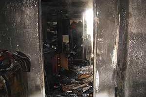 Во время ликвидации пожара пожарные обнаружили тело погибшего мужчины