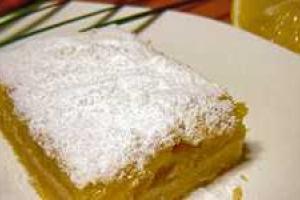 Лимонные пирожные