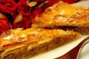 Торт с миндальной начинкой