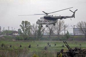 В Славянске продолжается антитеррористическая операция, сепаратисты прикрываются местными жителями