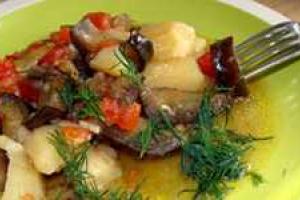 Овощи из духовки