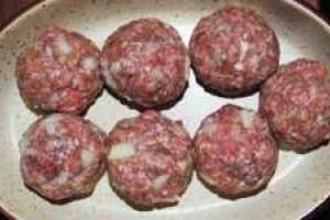 Классические мясные тефтели
