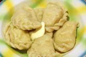 Вареники с капустой или картошкой