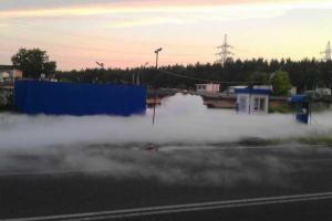 Киев: огнеборцы ликвидировали утечку газа на заправке