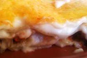 Каннеллони с мясным фаршем