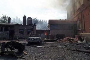 При обстреле Славянска снаряд попал в больницу