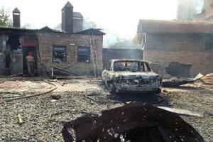 Ополчение заявило об обстреле Славянска зажигательными снарядами