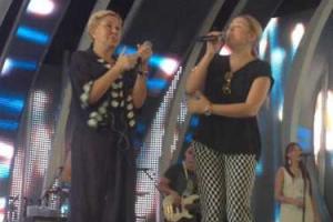 На репетицию гала-концерта "Новой волны" Любовь Успенская пришла в прозрачном платье