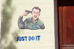 В Донецке похитили художника, известного серией уличных карикатур о ДНР