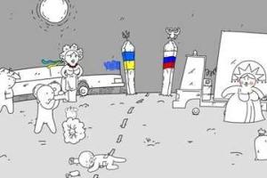 В сети "гуляет" мультик о гумконвое и очкующих русских десантниках