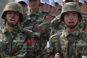 В Китай прибыли около тысячи российских военных