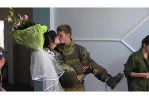 В "Новороссии" своя мода на свадебные наряды