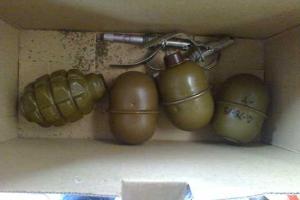 У жителя Донетчины изъяли 6 гранат и более 500 патронов