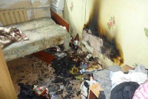 В Херсонской области горела пятиэтажка