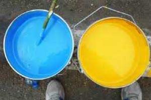 В Антраците ищут людей, которые покупают синюю и жёлтую краску