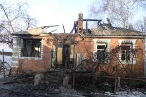 В пожаре на Харьковщине погиб пожилой мужчина