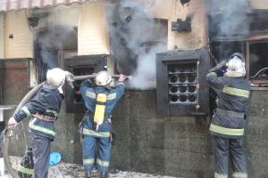 В Киеве горел ресторан на Подоле