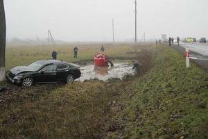 В районе Мукачево на Закарпатье в ДТП пострадала женщина-водитель