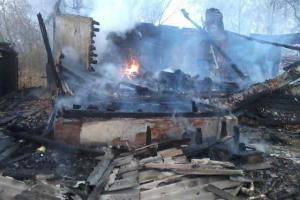В Щорском районе на пожаре погибла пожилая женщина