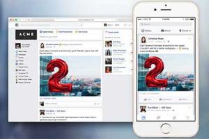 Facebook запустил сервис для внутрикорпоративного общения