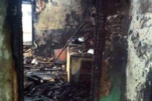 Житель Красного Лимана во время ссоры поджег своего квартиранта