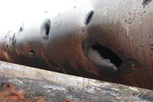 После очередного обстрела под Донецком горел газопровод
