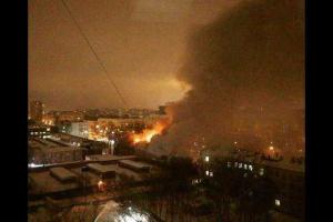 В Москве неожиданно загорелся завод, выпускающий двигатели для МиГов