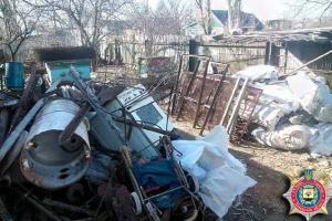 Нелегальный пункт приема металлолома выявили в Доброполье