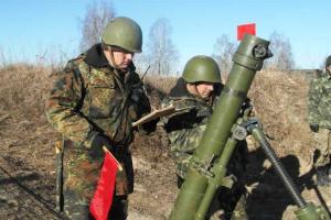 На Ровенском полигоне наступила "горячая пора" для порядка трех тысяч мобилизованных