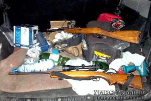 На Волыни у местных жителей изъяли арсенал оружия 