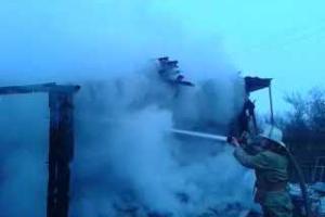 На Харьковщине во время пожара погиб мужчина