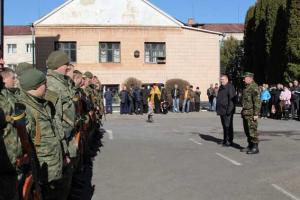 Сводный отряд ровенских правоохранителей отправился в зону АТО