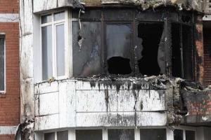Во время тушения пожара в Запорожье эвакуировали 13 человек
