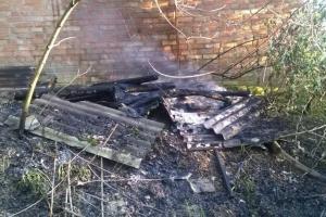 На Полтавщине пожарные спасли 2 хозяйственные постройки