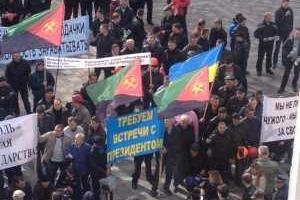 Центр Киева перекрыт пикетирующими шахтерами