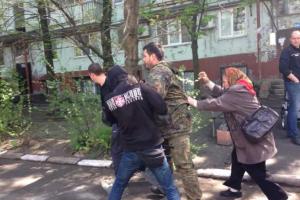 В Запорожье на митинге задержали провокаторов (18+)
