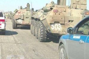 В Крыму военную технику перебросили на границу с Украиной
