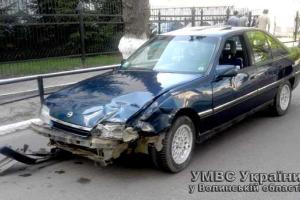 В Луцке у пьяного виновника ДТП изъяли пистолет