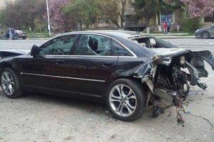В Ужгороде два авто со словацкими номерами попали в ДТП