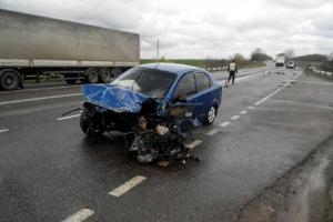 Два человека травмированы в дорожной аварии на Николаевщине