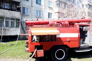 На Днепропетровщине спасатели ликвидировали возгорание на балконе