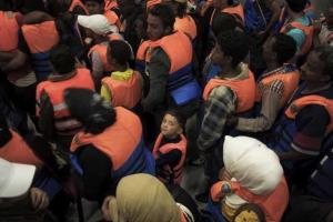 Около 1500 мигрантов спасены французскими и итальянскими кораблями