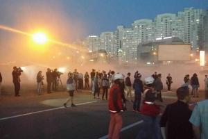 По факту беспорядков на стройке возле метро "Осокорки" в Киеве открыто уголовное производство