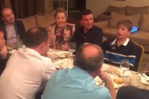 Нино Катамадзе спела вместе с сыном Саакашвили